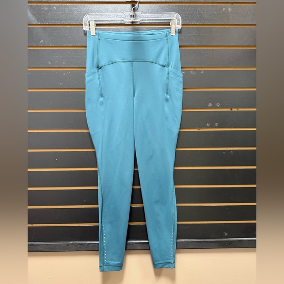 Lululemon Speed Up Tight Leggings Teal Blue Size 6 - Picture 1 of 5